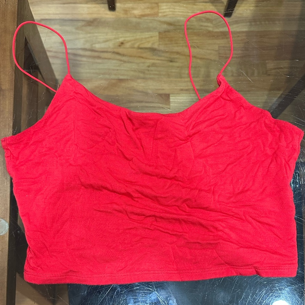Garage tank top red